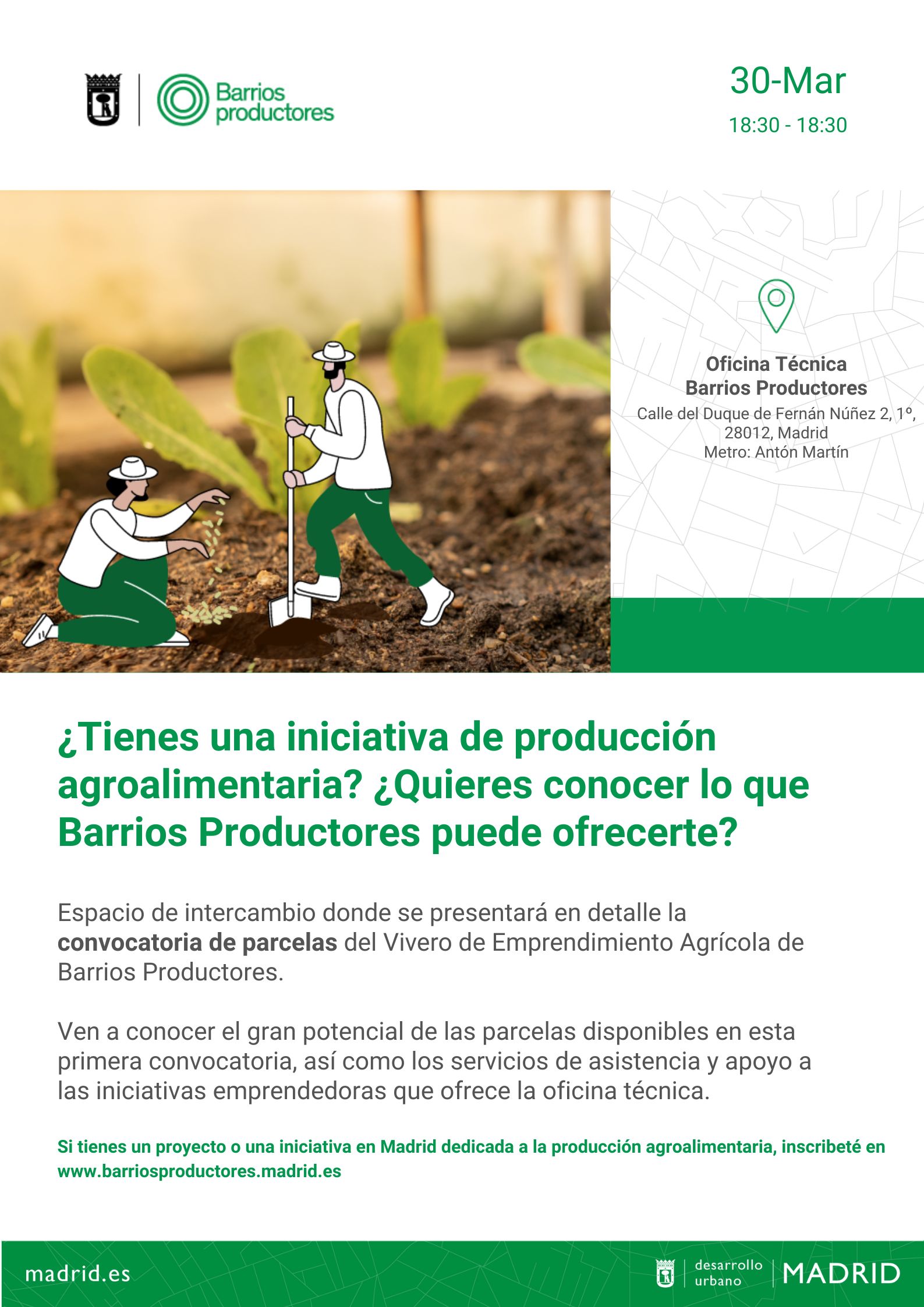 Networking Convocatoria Parcelas Barrios Productores para Iniciativas Agroalimentarias
