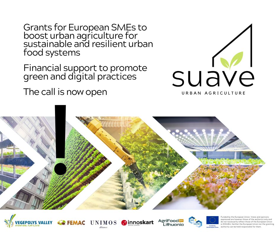SUAVE sistema de financiación para iniciativas europeas de agricultura urbana - Noticias